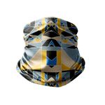 Esarfa Circulara tip Guler Handmade pentru Toate Sezoanele, Compozitie Geometrica, Multicolor, 40x25 cm fotografia produsului