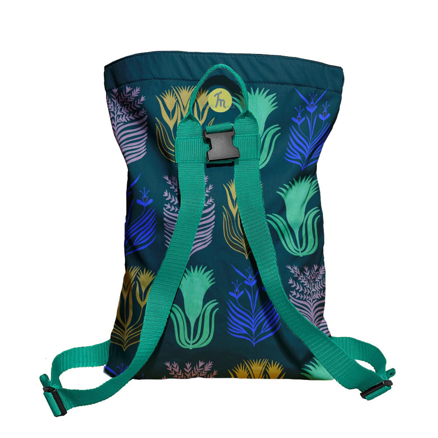 Rucsac Handmade tip Backpack, Botanic Flori de pe Marte, Multicolor, 45x37 cm fotografia produsului View 4 L