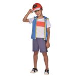 Costum Ash Pokemon pentru copii 3-4 ani 104 cm fotografia produsului