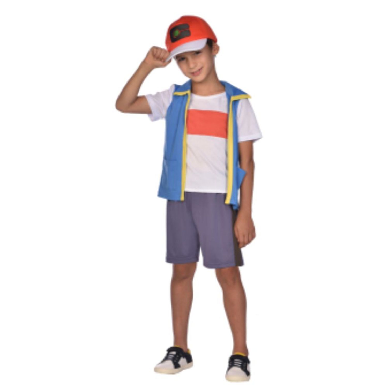 Costum Ash Pokemon pentru copii 3-4 ani 104 cm fotografia produsului