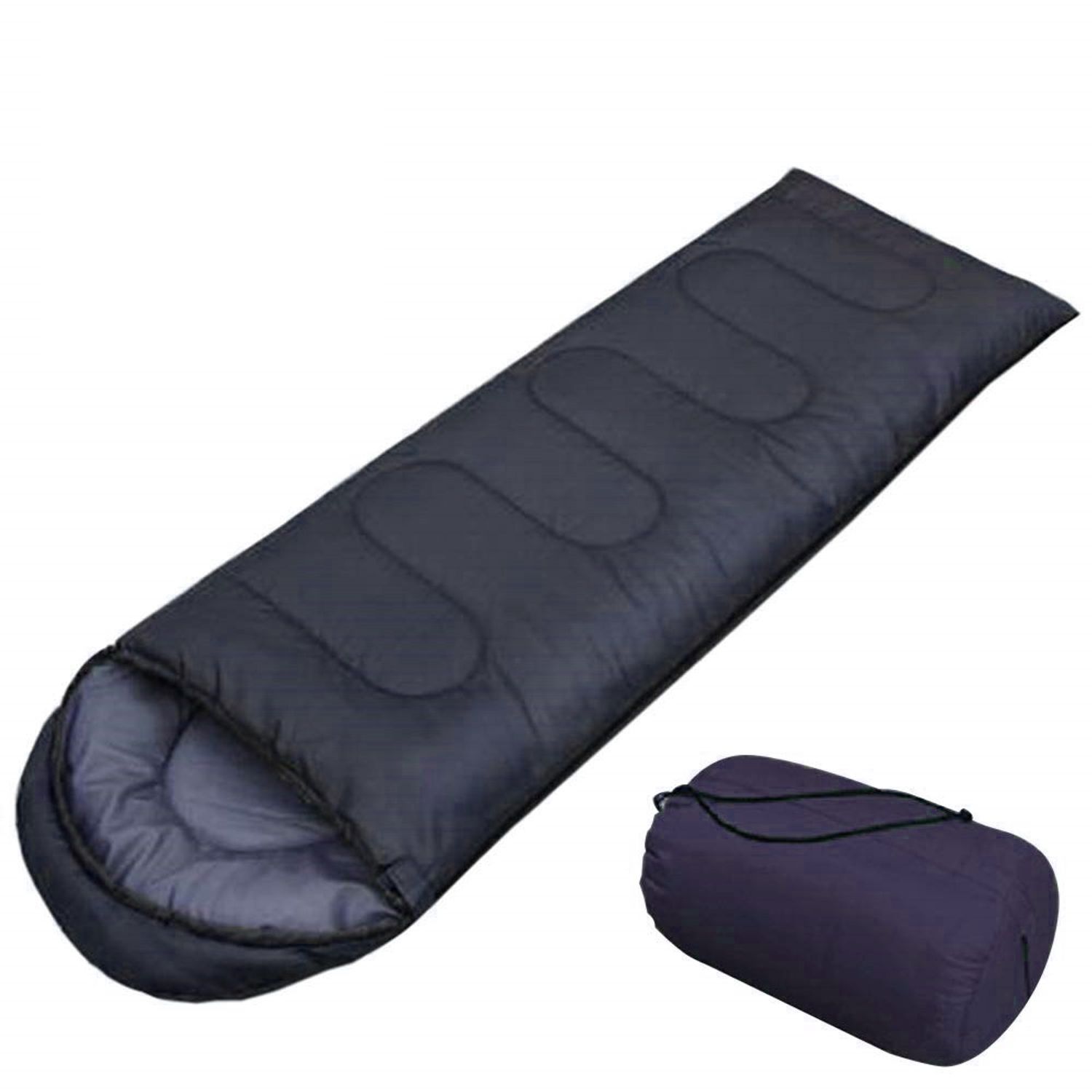 Sac de Dormit Zelten Mummy, 215x70 cm, navy fotografia produsului