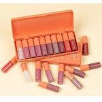 Set 10 rujuri de buze lichide, Ranee, Pearly lustre Lipgloss, Multicolor fotografia produsului View 2 S