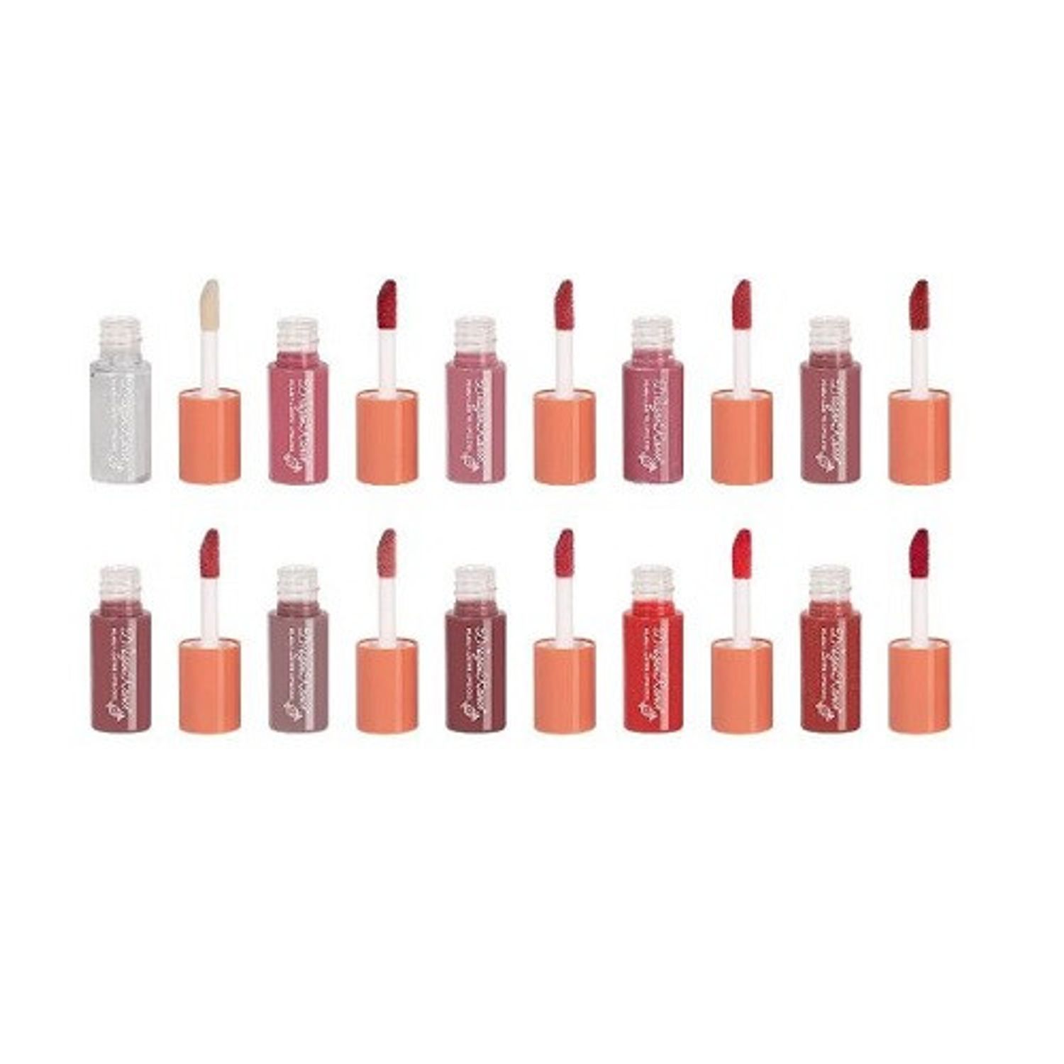 Set 10 rujuri de buze lichide, Ranee, Pearly lustre Lipgloss, Multicolor fotografia produsului