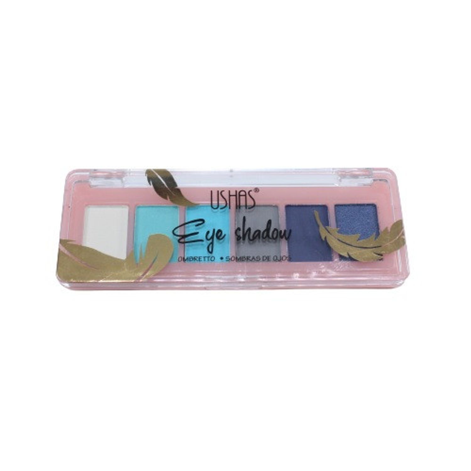 Fard de ochi, Ushas, 6 culori, Albastru, 06 fotografia produsului View 4 L