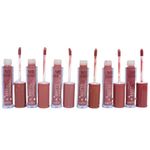 Set 6 luciuri de buze mate, Makeup, Matte Lipgloss, Vivid Touch, Natural fotografia produsului