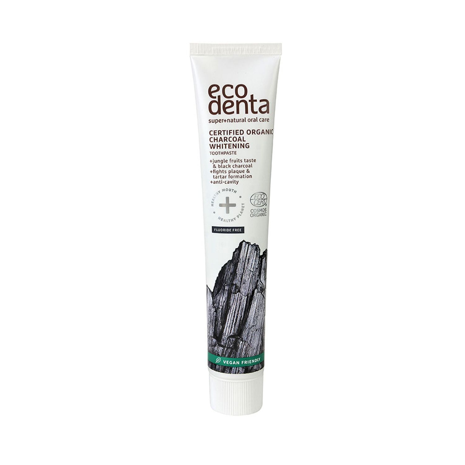 Pasta de Dinti Organica pentru Albire cu Carbune, Ecodenta, 75 ml fotografia produsului