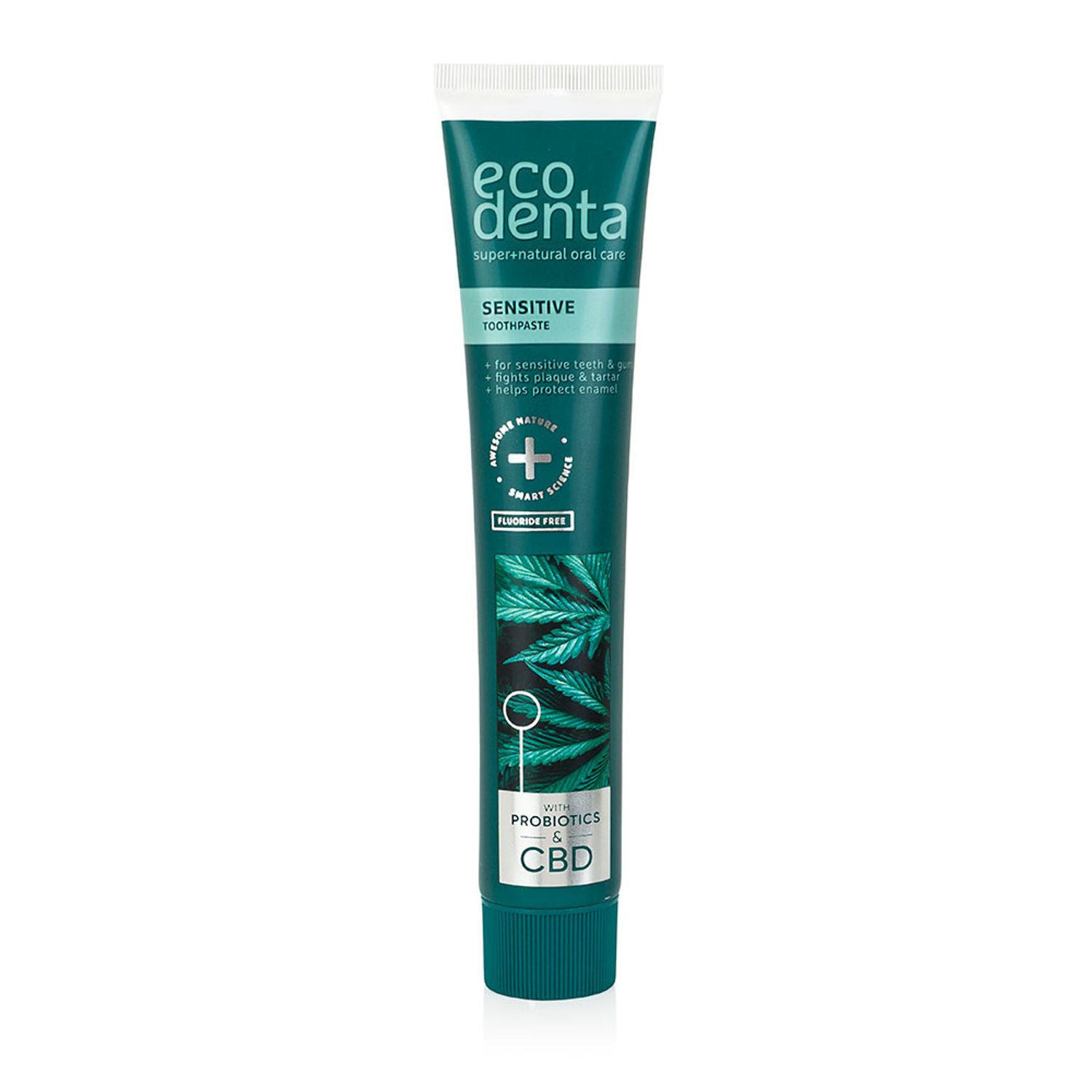 Pasta pentru Dinti Sensibili, cu CBD si Probiotice, Ecodenta, 75 ml fotografia produsului