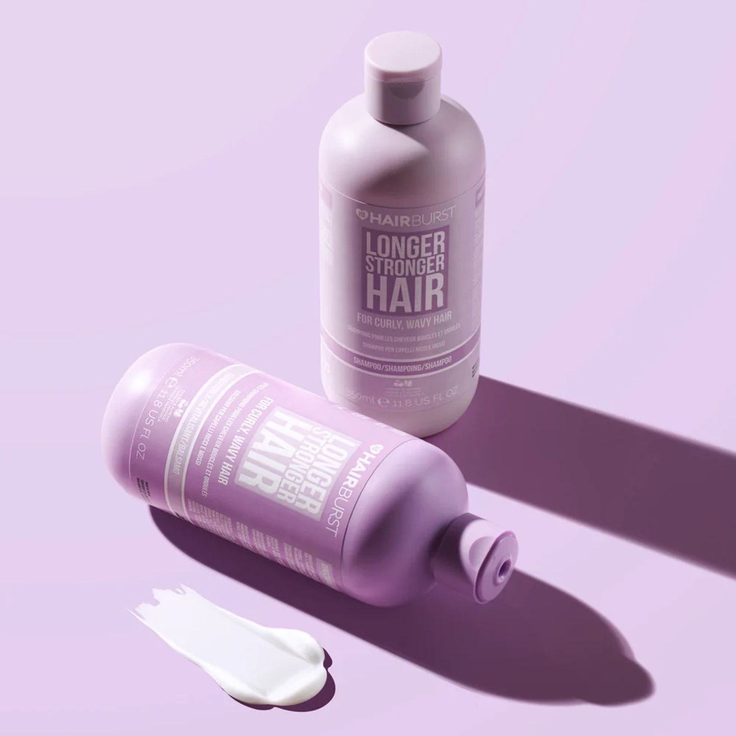 Sampon Hairburst, hidratant, pentru par cret si ondulat, 350 ml fotografia produsului View 3 L