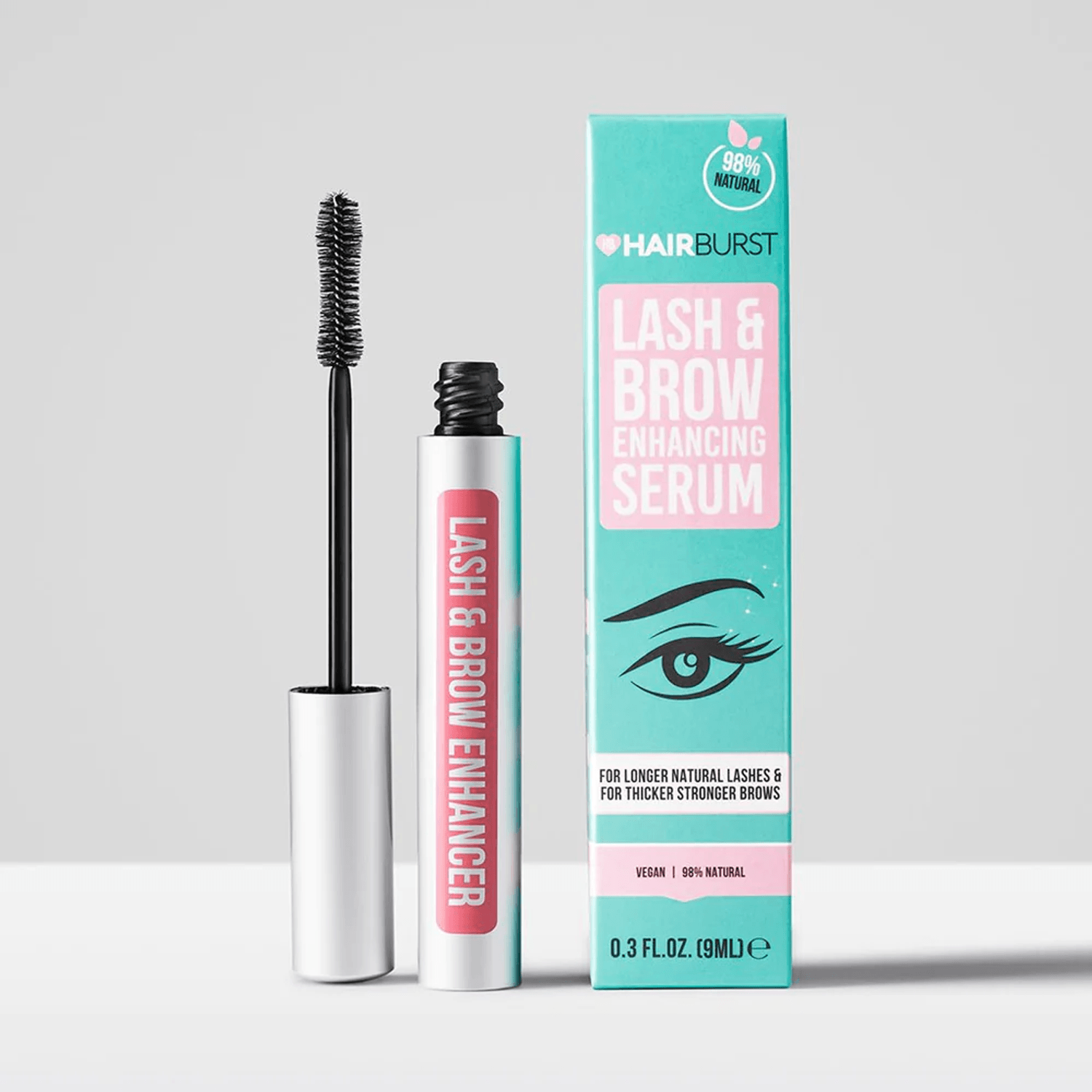 Ser pentru gene si sprancene Hairburst, pentru crestere si indesire, 9 ml fotografia produsului View 4 L