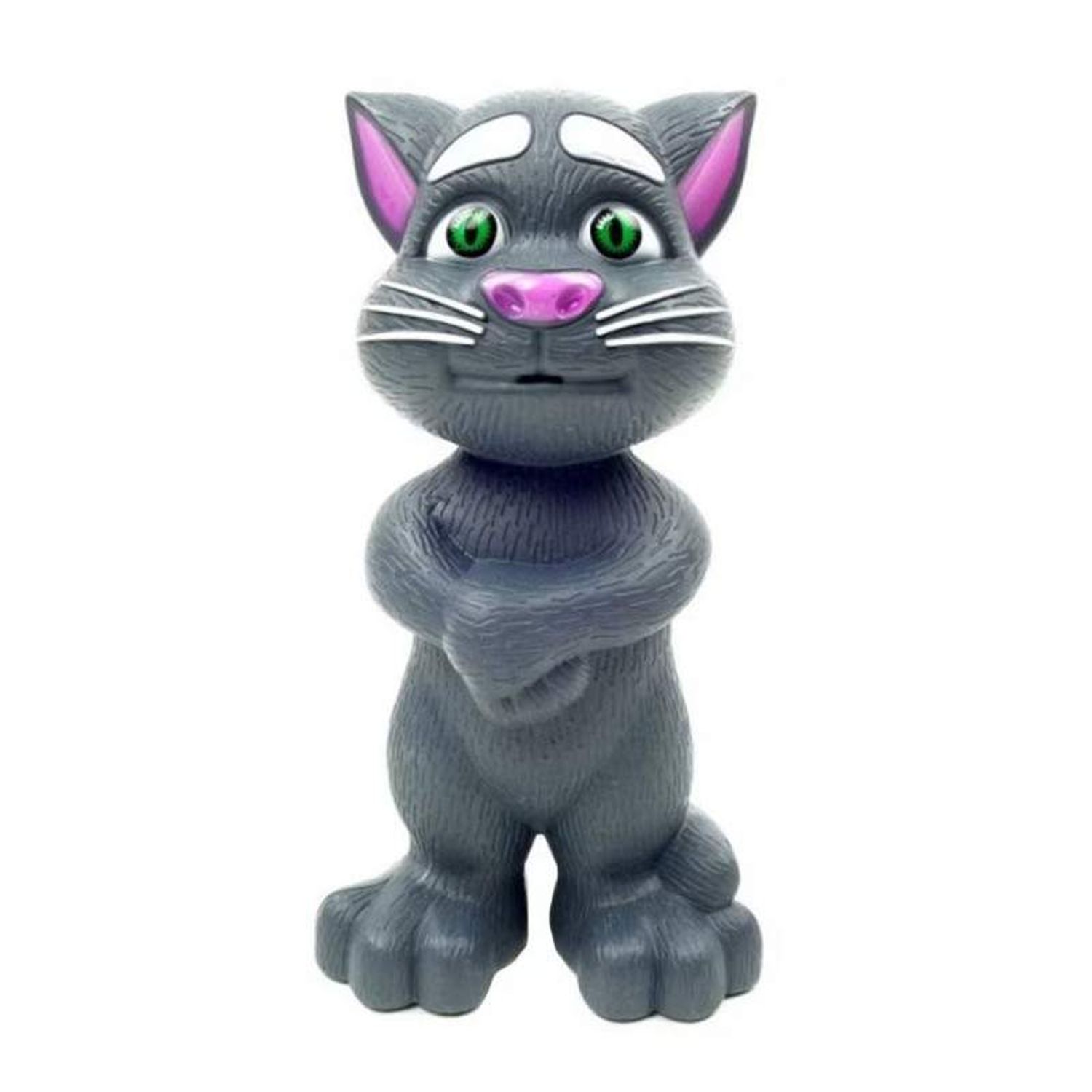 Jucarie Inteligenta Talking Tom SIKS, cu Sunet, Gri, 20 cm fotografia produsului