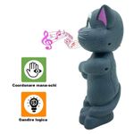 Jucarie Inteligenta Talking Tom SIKS, cu Sunet, Gri, 20 cm fotografia produsului View 3 S