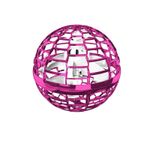 Minge Zburatoare SIKS Cu LED-uri, Tip Drona In Forma De Glob, Incarcare USB, Cu Controller, Roz fotografia produsului