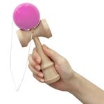 Joc de Indemanare Kendama SIKS din Lemn, +5 ani, roz fotografia produsului View 4 S