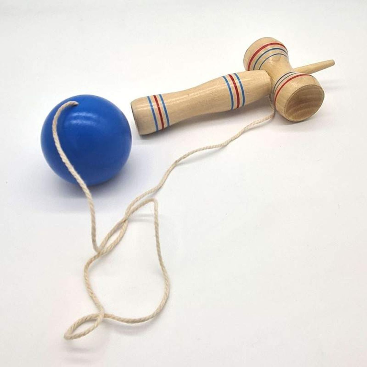 Joc de Indemanare Kendama SIKS din Lemn, +5 ani, albastru fotografia produsului View 4 L