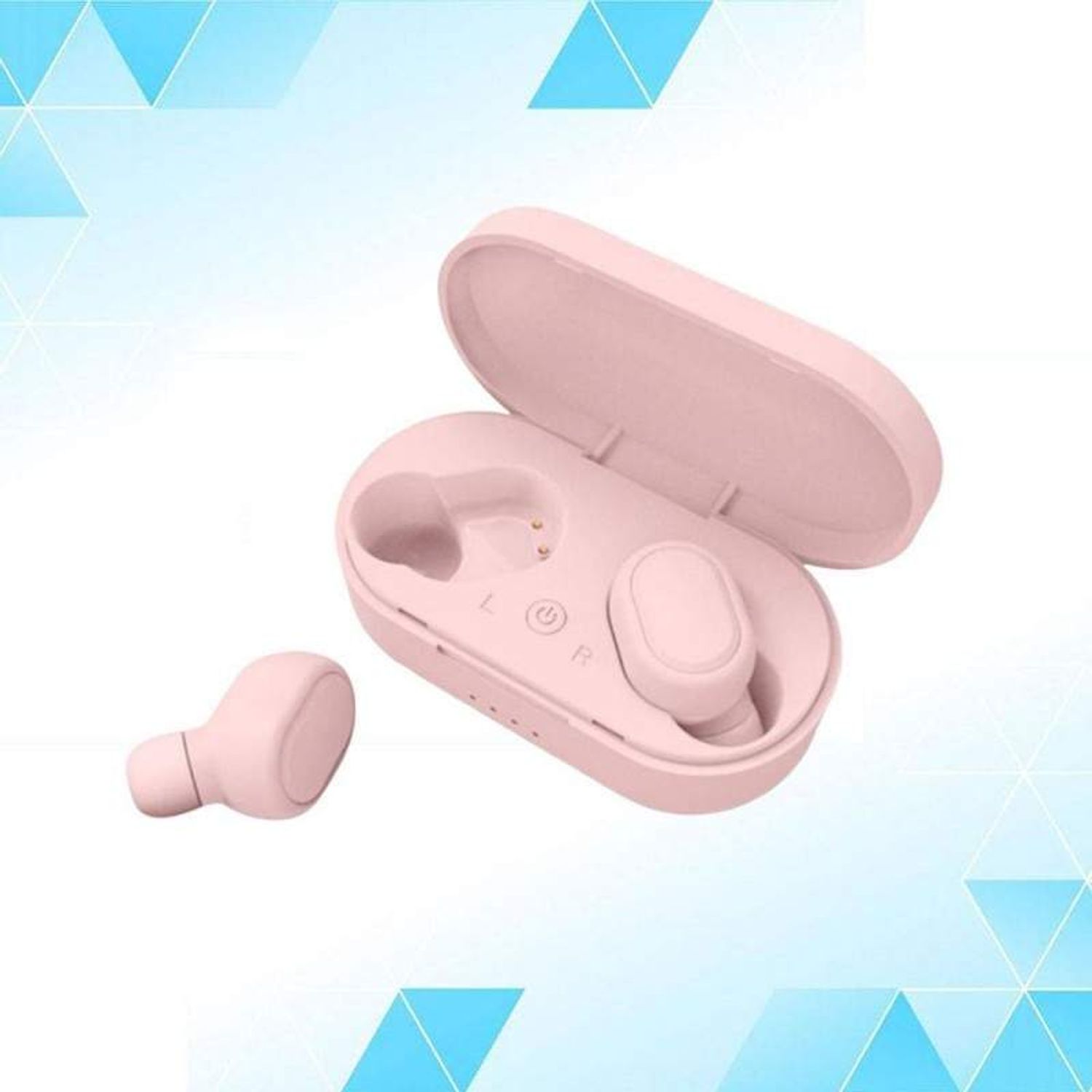 Casti bluetooth TWSM1 SIKS, Roz, 5.1 fotografia produsului View 3 L