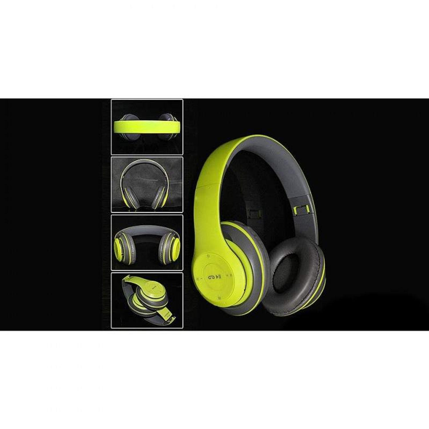 Casti Bluetooth SIKS&reg; cu microfon si radio, wireless, verde fotografia produsului View 5 L