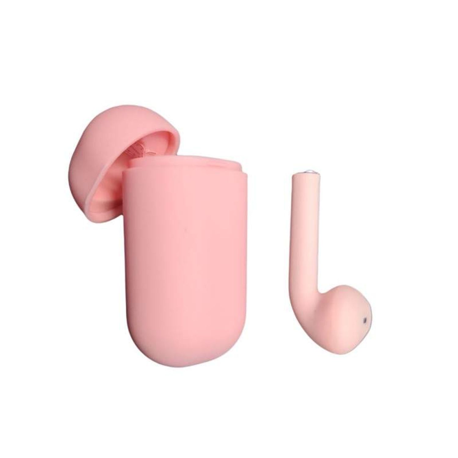Casca wireless SIKS&reg;, inpods one macarons, earbuds, pentru ios & android, bluetooth 5.0, roz fotografia produsului