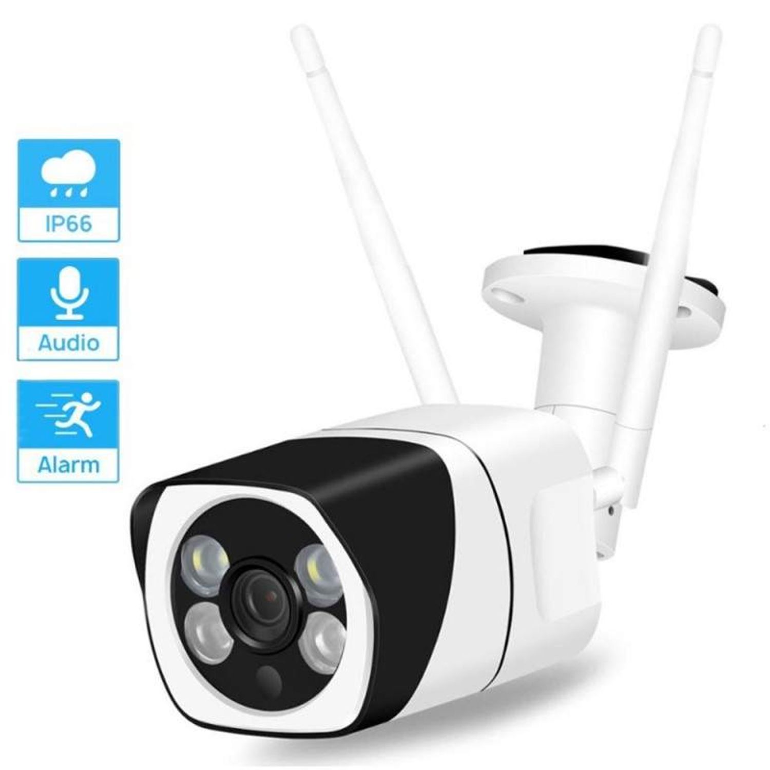 Camera WiFi SIKS, 1080P, Model 5, DC12V, IP66 Waterproof, Night Vision, Microfon Incorporat fotografia produsului View 7 L