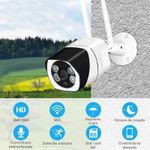 Camera WiFi SIKS, 1080P, Model 5, DC12V, IP66 Waterproof, Night Vision, Microfon Incorporat fotografia produsului View 5 S
