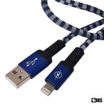 Cablu incarcare Lightning SIKS, incarcare rapida, Albastru fotografia produsului View 2 S