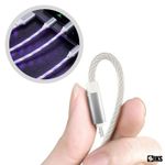 Cablu Incarcare Telefon 3 in 1 SIKS, USB la Micro / Type C / Lightning 1.1m, Gri fotografia produsului View 2 S