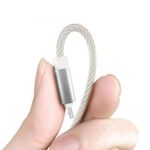 Cablu Incarcare Telefon 3 in 1 SIKS, USB la Micro / Type C / Lightning 1.1m, Gri fotografia produsului View 5 S