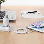 Conector SIKS 3 port-uri USB micro Pentru Telefon, Adaptor retea, Alb fotografia produsului View 5 S