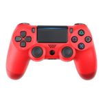 Controller SIKS compatibil PS4, fara fir, wireless, cablu USB, Rosu fotografia produsului