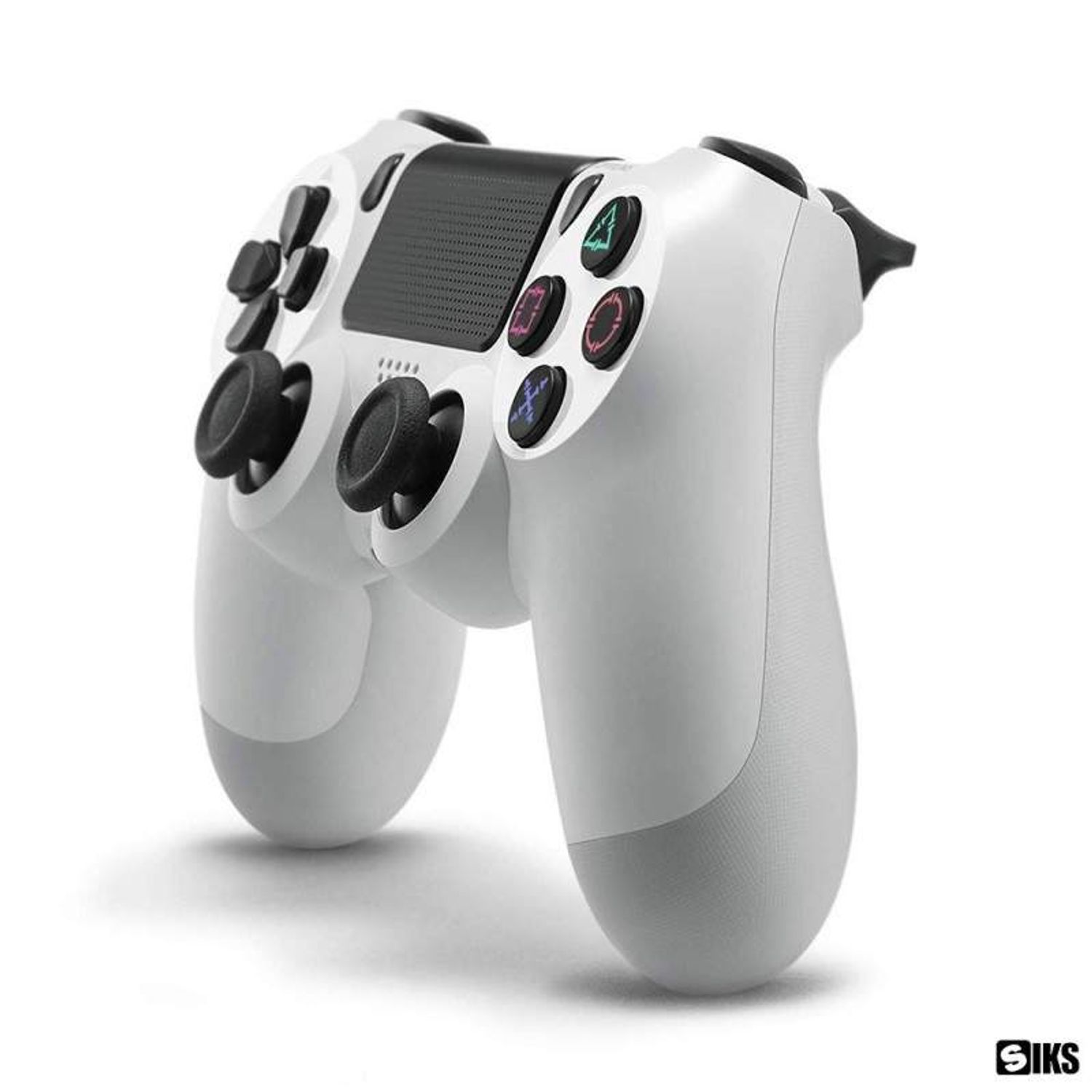 Controller SIKS compatibil PS4, fara fir, wireless, cablu USB, Alb fotografia produsului View 2 L