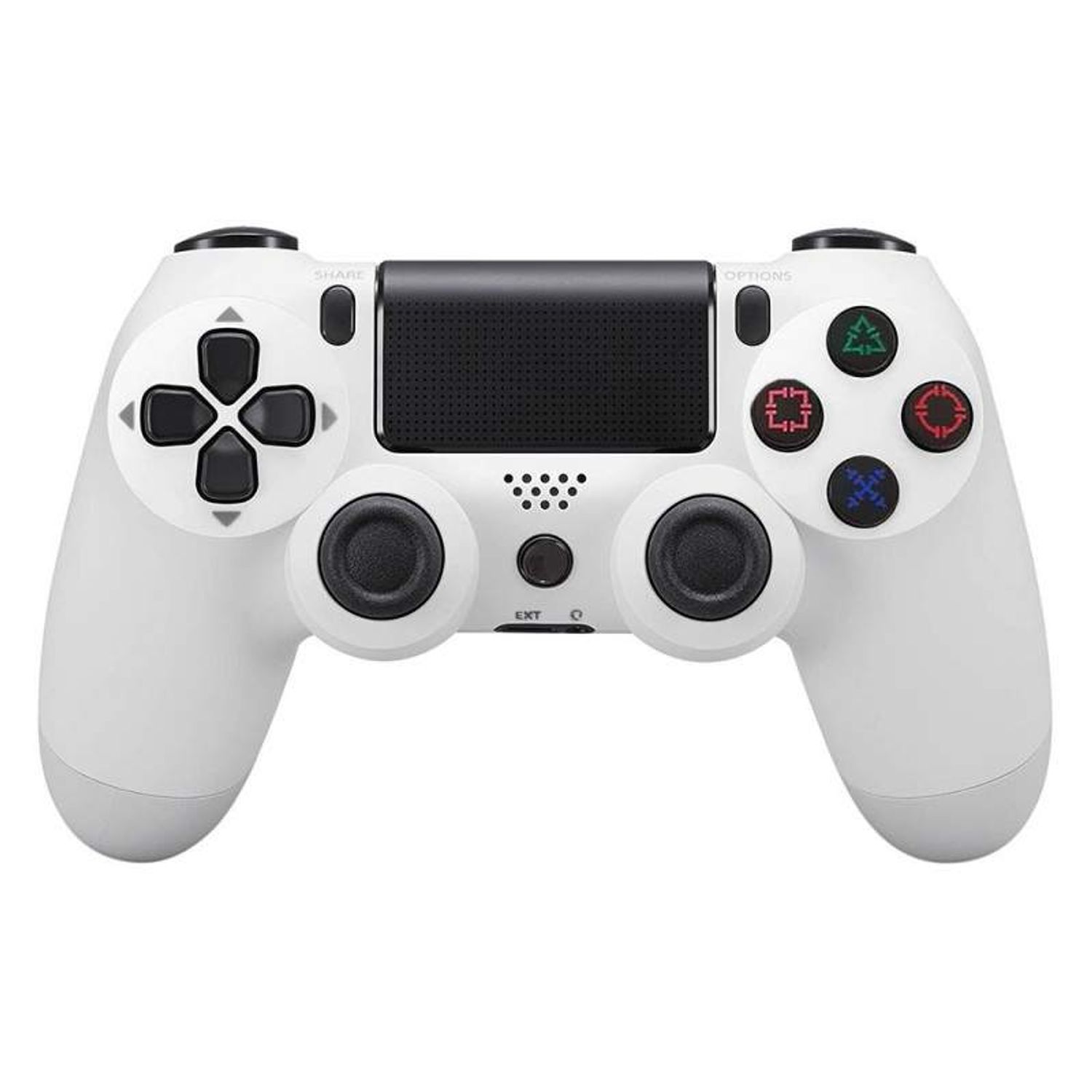 Controller SIKS compatibil PS4, fara fir, wireless, cablu USB, Alb fotografia produsului