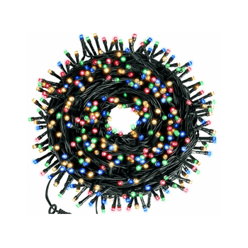 Instalatie De Craciun SIKS® Ghirlanda Luminoasa 8 M, Liniara, Multicolor, 100 Leduri