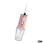 Irigator Oral SIKS Pentru Dus Bucal, 3.5 W, Aparat Portabil Cu 4 Capete Curatare, Rezervor 230 ml, Roz fotografia produsului View 2 S