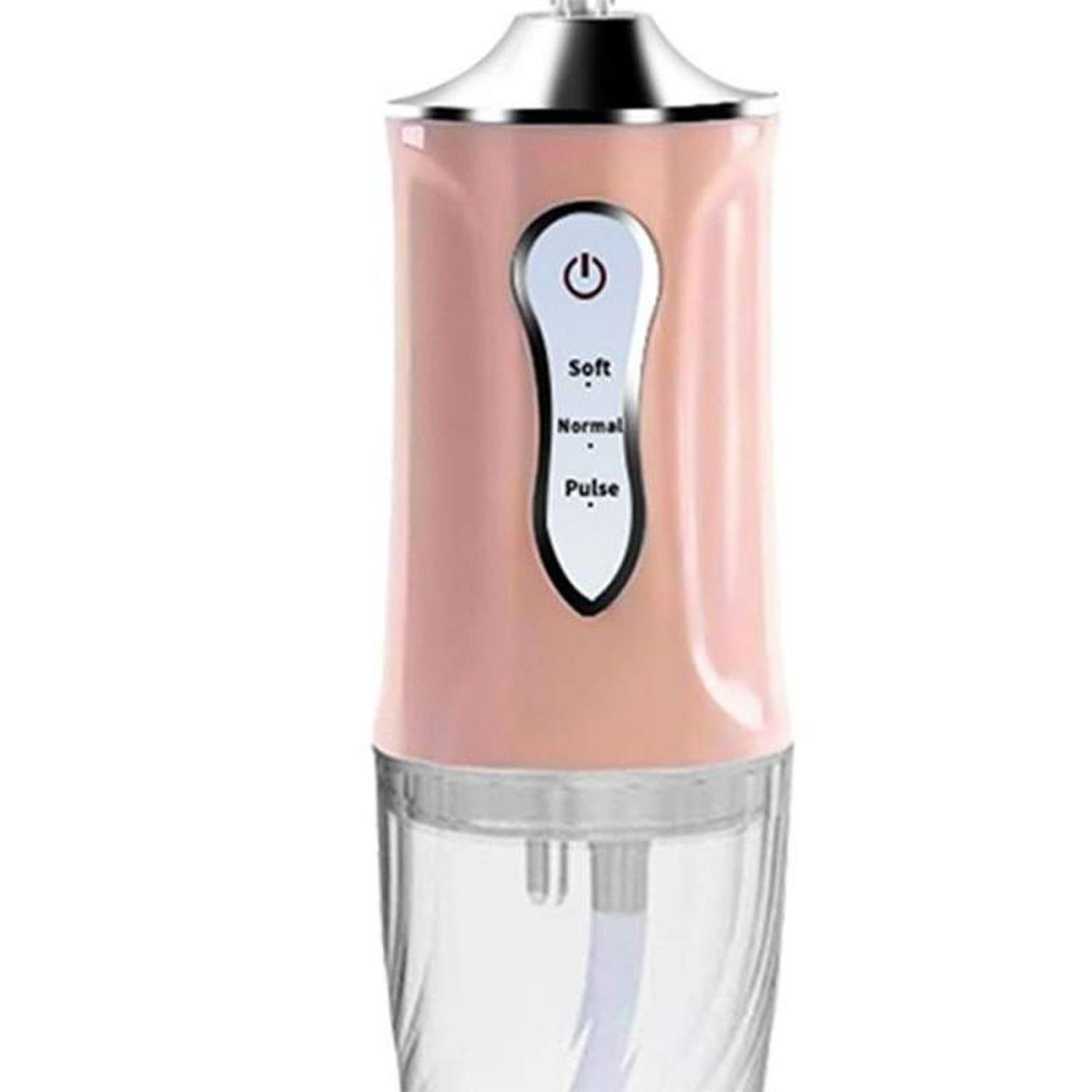 Irigator Oral SIKS Pentru Dus Bucal, 3.5 W, Aparat Portabil Cu 4 Capete Curatare, Rezervor 230 ml, Roz fotografia produsului View 4 L