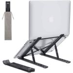 Suport laptop SIKS pliabil, universal, aluminiu rezistent, negru fotografia produsului View 5 S