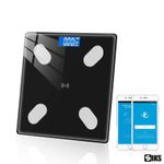 Cantar Smart SIKS, ABJ178 Bluetooth, Negru, Baterii, 0.5-180 Kg fotografia produsului View 2 S