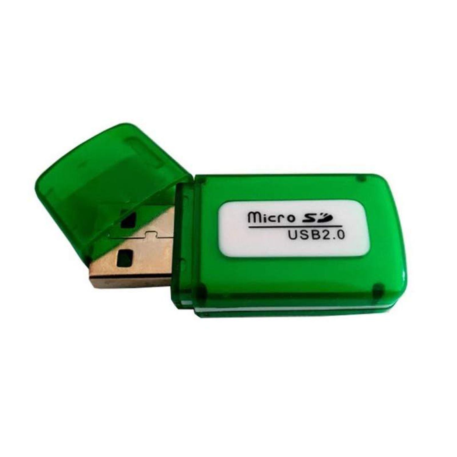 Card Reader SIKS, Micro SD Card, Cititor De Carduri USB 2.0, Verde fotografia produsului