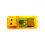 Card Reader SIKS, Micro SD Card, Cititor De Carduri USB 2.0, Galben fotografia produsului View 3 S