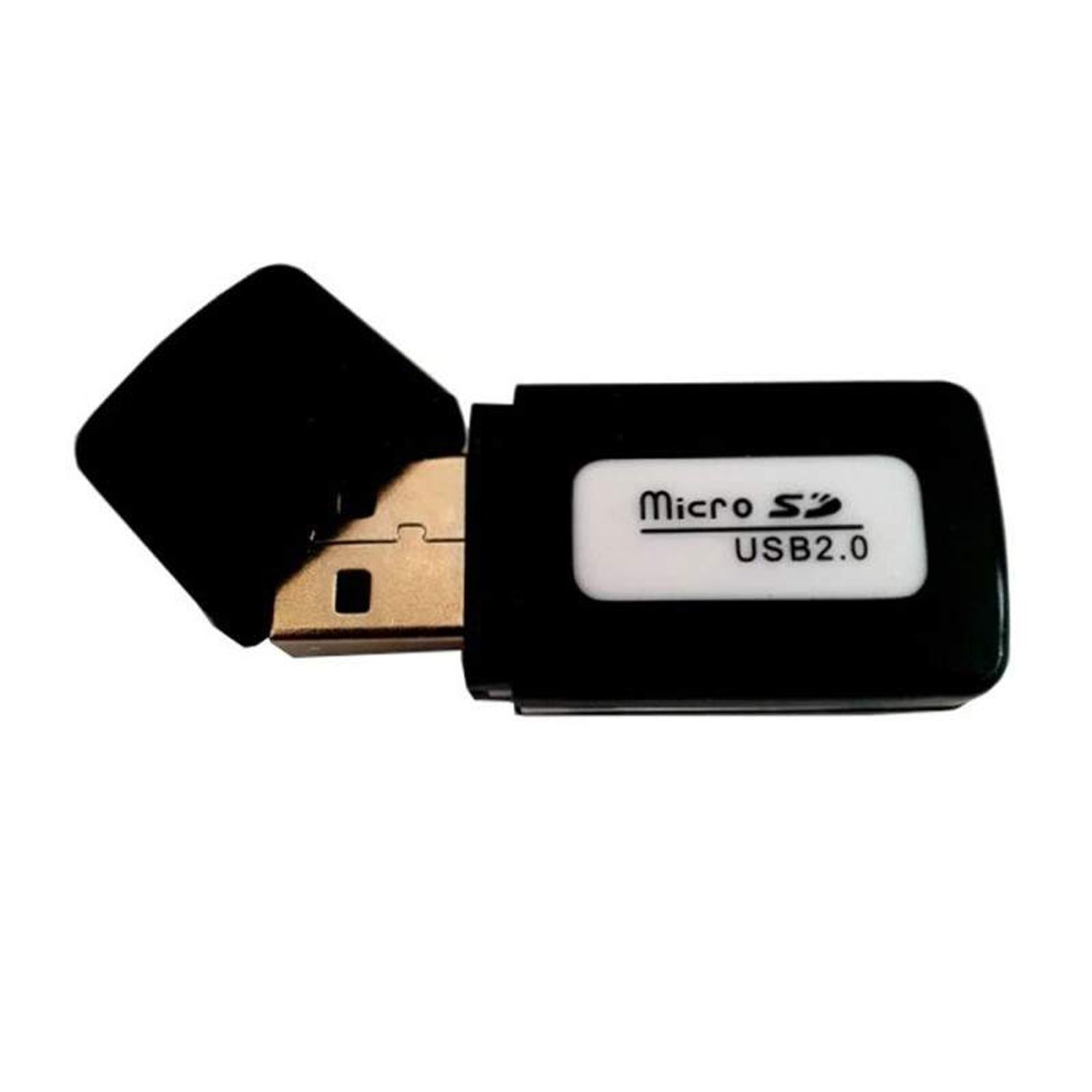 Card Reader SIKS, Micro SD Card, Cititor De Carduri USB 2.0, Negru fotografia produsului