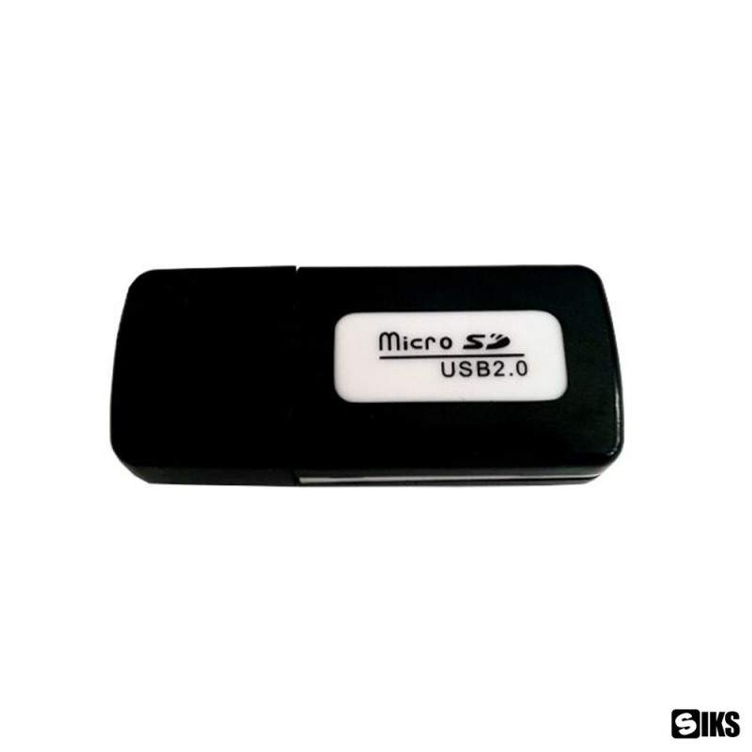 Card Reader SIKS, Micro SD Card, Cititor De Carduri USB 2.0, Negru fotografia produsului View 2 L