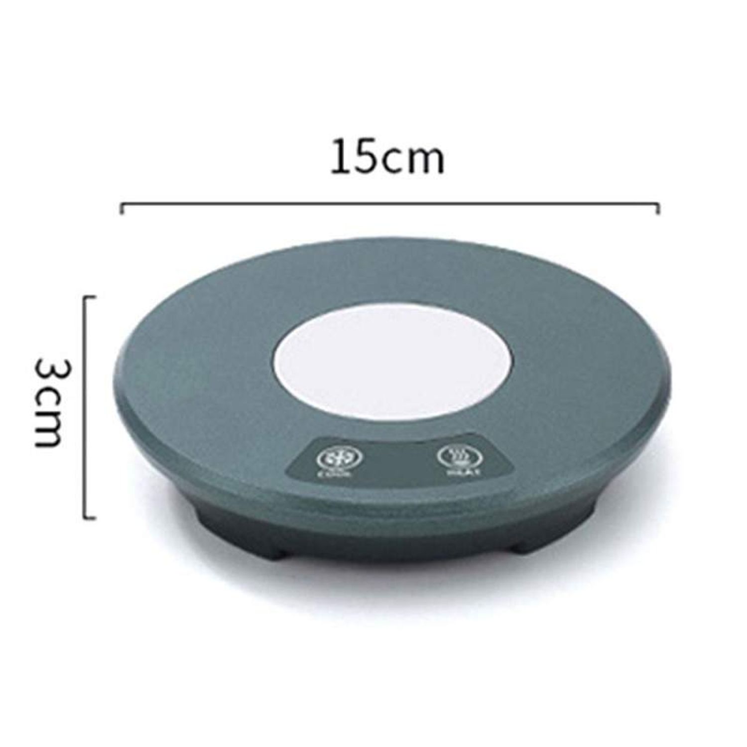 Incalzitor Inteligent SIKS Pentru Cana 2 in 1, USB, Touch, Verde fotografia produsului View 2 L