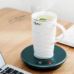 Incalzitor Inteligent SIKS Pentru Cana 2 in 1, USB, Touch, Verde fotografia produsului View 5 S