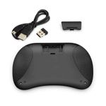 Mini tastatura wireless iluminata LED SIKS&reg;, cu touchpad, butoane multimedia, compatibila PC, Android, Linux, Rii fotografia produsului View 3 S