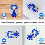 Masinuta Antigravitationala SIKS, Jucarie Inteligenta, Masina Care Urca Pe Pereti Si Tavan, Gri/ Albastru fotografia produsului View 6 S