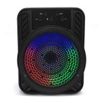 Boxa Bluetooth 4&Prime; LED RGB SIKS, GTS-1547, Negru fotografia produsului View 4 S