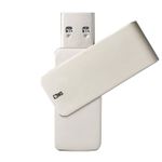 Memorie USB 3.0 SIKS, Capacitate 128 GB, 90 MB/s, Argintiu fotografia produsului