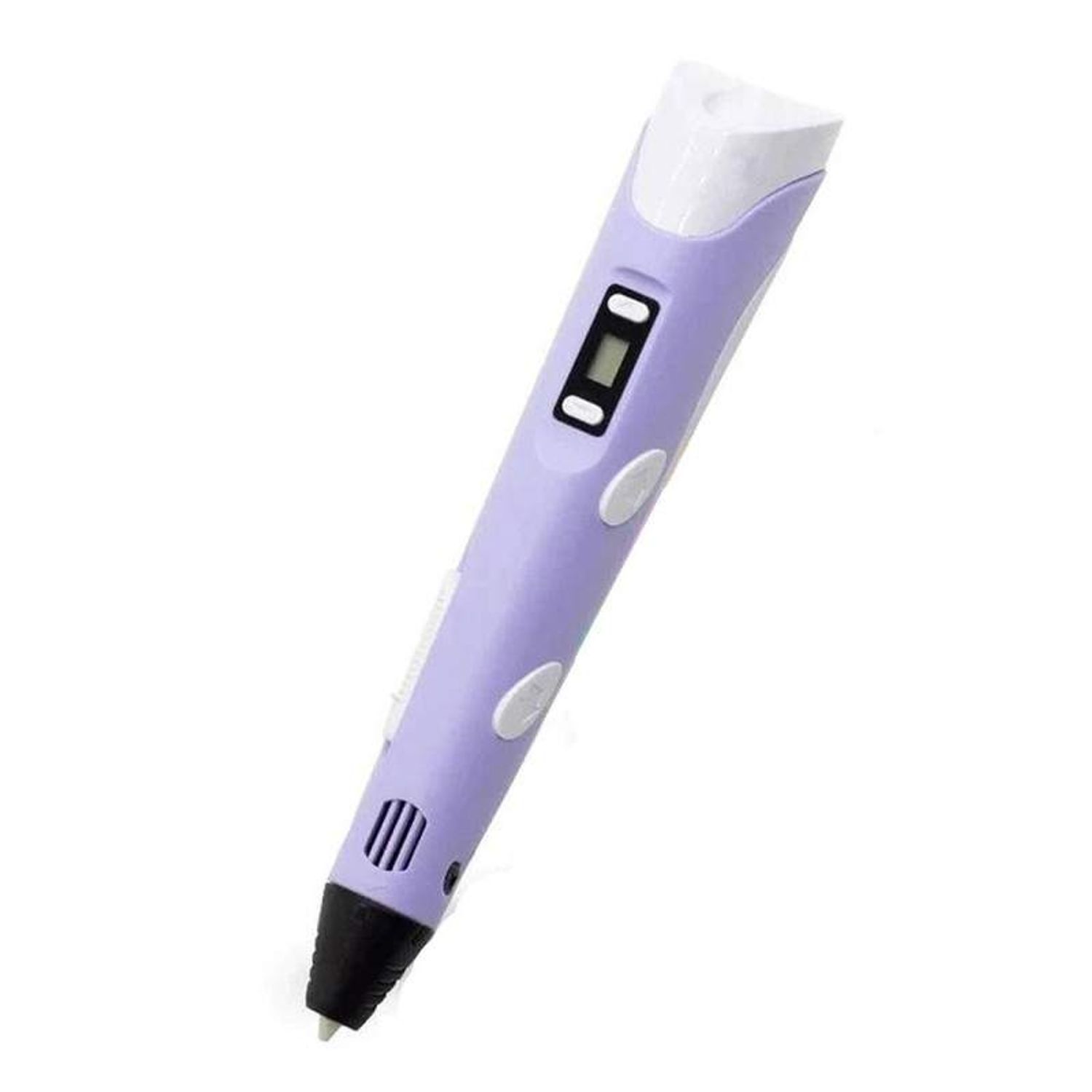 Creion Pentru Desenat In Spatiu 3D SIKS, Mov, Pentru Incepatori, Cu Afisaj Si Filamente Multicolore, 9m ( 3 x 3m ) fotografia produsului