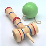 Joc de Indemanare Kendama SIKS din Lemn, +5 ani, verde fotografia produsului View 4 S