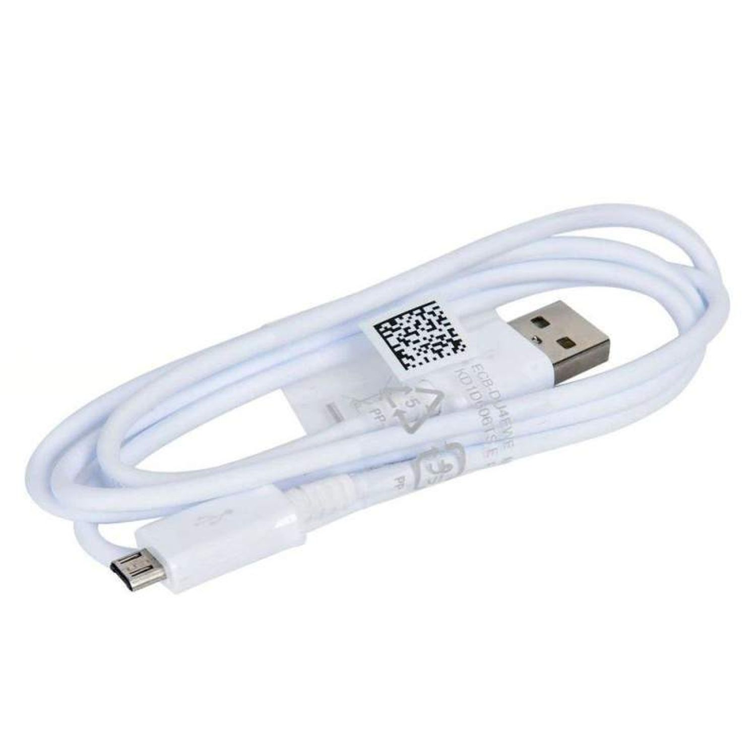 Cablu de date SIKS incarcare microUSB, lungime de 1m, Alb fotografia produsului View 2 L