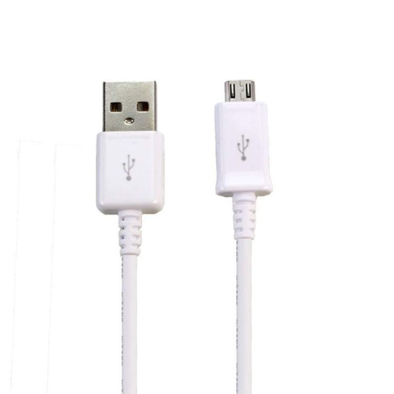 Cablu de date SIKS incarcare microUSB, lungime de 1m, Alb fotografia produsului View 3 L