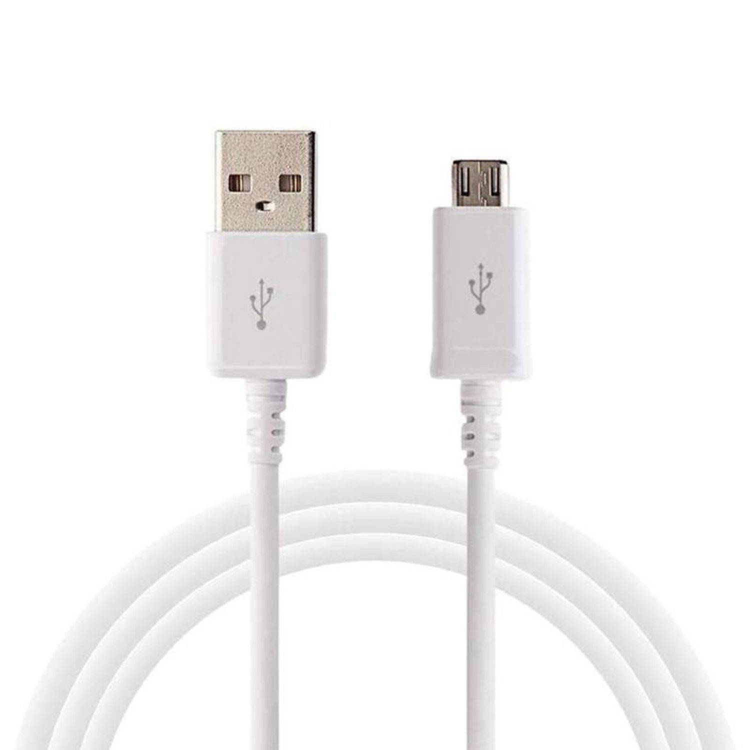 Cablu de date SIKS incarcare microUSB, lungime de 1m, Alb fotografia produsului View 5 L
